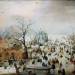 Winter Landscape with Iceskaters